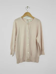 DRIES VAN NOTEN Women's Sz US Medium M Pink Wool Cardigan Sweater - Picture 1 of 10