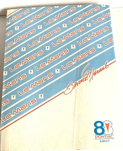 1988 Pontiac Lemans Factory Service Manual GOOD USED CONDITION -Bret - Bild 1 von 2