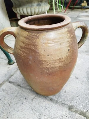 Cruche en Grès/Pot En grès Art Populaire XIXeme Ancien Poterie Céramique  - Photo 1/4