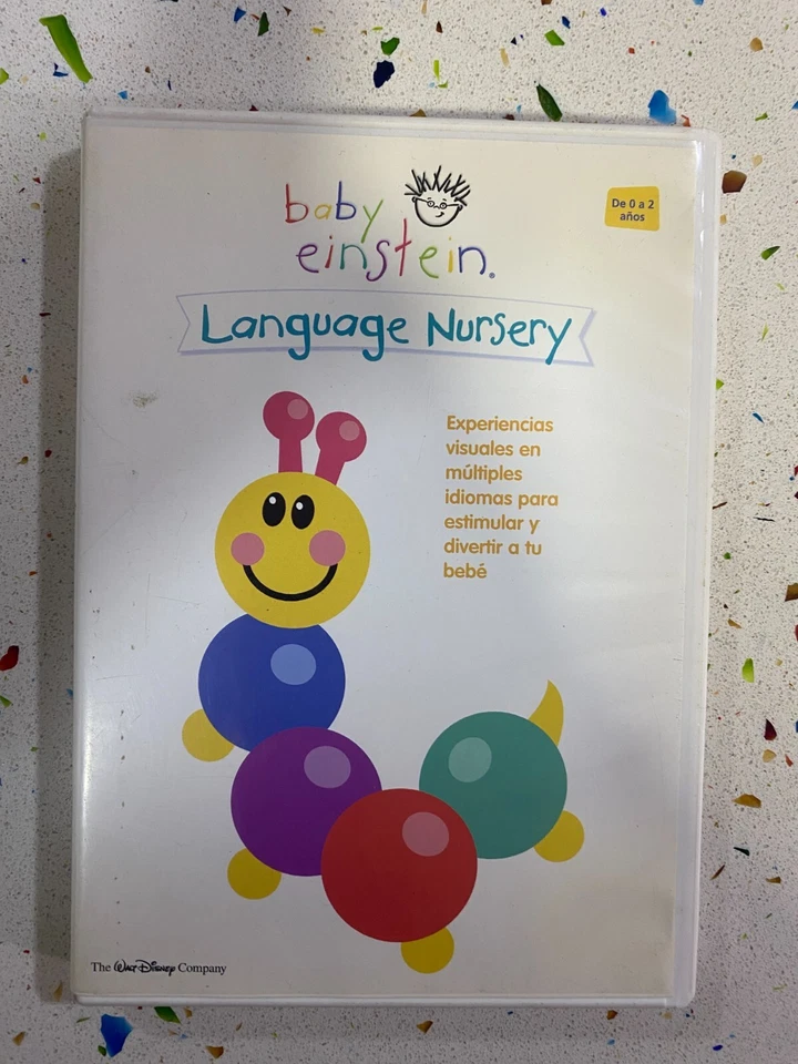 BABY EINSTEIN DVD LANGUAJE NURSEY ESPAÑOL INGLES PORTUGUES - Imagen 1 de 4