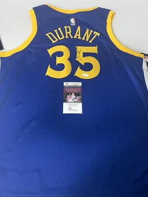 Kevin Durant Autographed Golden State Warriors Signed Swingman Jersey - JSA COA! - Image 1 of 4