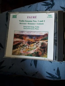 FAURE: Violin Sonatas Nos. 1 & 2 CD Dong-Suk Kang Naxos - Picture 1 of 3