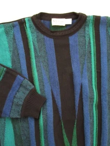 Mens Medium St Croix Knits wool blend sweater cosby biggie vintage USA - Picture 1 of 5