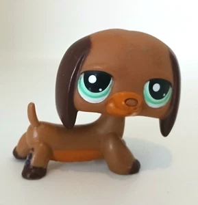 Littlest Petshop LPS dog chien teckel dachshund 1950 hasbro - Picture 1 of 2