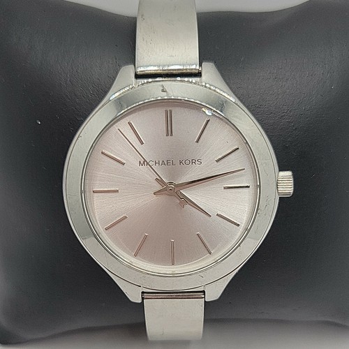 Michael Kors MK3454 Women Stainless Steel Analog Silver Dial Quartz Watch AM465
