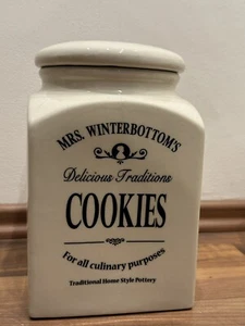 Mrs. Winterbottom‘s Vorratsdose Cookies Kekse Landhaus Vintage Antik Shabby Rar - Bild 1 von 5
