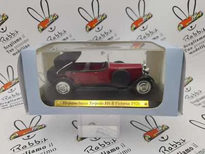 DIE CAST " HISPANO-SUIZA TORPEDO H6 B VICTORIA 1926 " AUTO ELITE SCALA 1/43 - Immagine 1 di 2