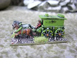 WARMASTER SCALE, HORSE DRAWN WAGON, PAINTED - Picture 1 of 3