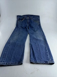 Levis 505 Herren Straight Jeans 36 x 29 Distressed getragen - blau Jeans - Bild 1 von 18