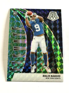 2024 Mosaic Malik Nabers Green Prizm Elevate Rookie Card #3 - Picture 1 of 2