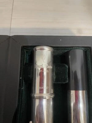 Flauto Pearl PF-505E placcato argento usato con custodia rigida - Immagine 1 di 4