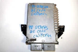1998 CHRYSLER SEBRING 2.5L CONVERTIBLE CALI EMISION ENGINE COMPUTER P04671415AG - Bild 1 von 3