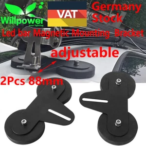 Magnetfuß Halterung für Offroad Auto JEEP Arbeitsscheinwerfer LED Lichtleiste - Bild 1 von 9