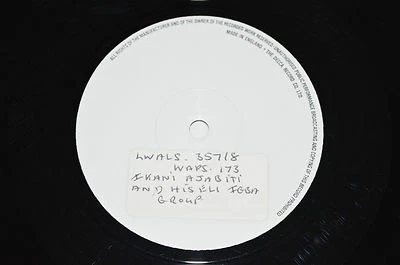 IKANI AJABITI AND HIS ELI IGBA GROUP LP TEST PRESSING FACTORY SAMPLE WAPS-173 - Image 1 of 3
