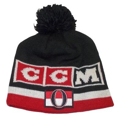 Ottawa Senators Pom CCM Knit Hat - Osfa - Image 1 of 2