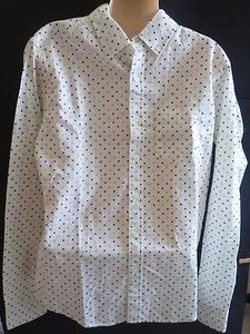 Mens AEROPOSTALE Long Sleeve Dot Woven Shirt size S NWT #4607 - Picture 1 of 1