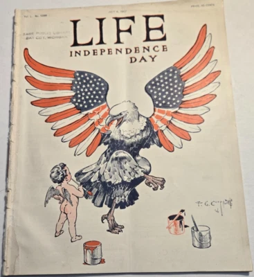 July4,1907LIFE MAGAZINE Coke Bang,Hiawatha Water,Studebaker,Elmore,Remington,Ads - Image 1 of 4