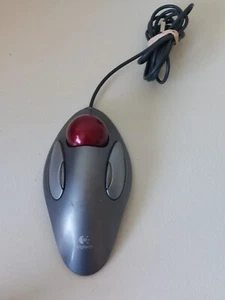 Logitech Trackman Marble USB T-BC21 Mouse (810-000767) Tested - Picture 1 of 5