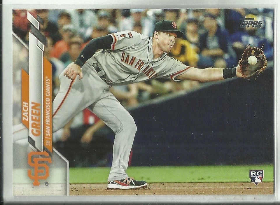 2020 Topps Update Series #U-197 Zach Green Rookie San Francisco Giants - Image 1 of 2