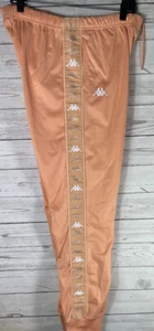 Kappa Womens 222 Banda Wrastory Pants 38127Kw Orange Peach Polyester - Picture 1 of 4