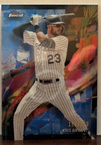 2024 Topps Finest RIFRATTORE BLU #3 Kris Bryant /200 M30 - Foto 1 di 1