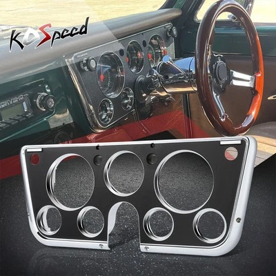 Bisel de cuadro de instrumentos medidor de tablero para camioneta Chevy GMC C/K Suburban 1967-1973 Foto 1 de 4