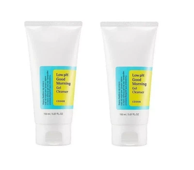 Paquete de 2 gel limpiador Good Morning COSRX bajo pH - 150 ml exp. Nov-2025 Foto 1 de 4