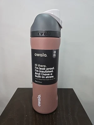 Бутылка для воды Owala FreeSip из нержавеющей стали / 24 унции / цвет: коренная порода - Изображение 1 из 4