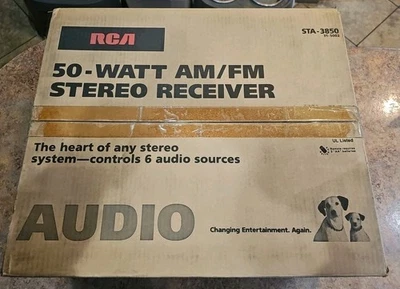 RCA STA-3850 Receiver HiFi Stereo Vintage Home Audio 2 Channel Phono Radio AM/FM - Image 1 of 4