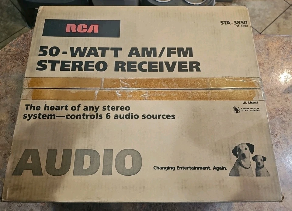 RCA STA-3850 Receiver HiFi Stereo Vintage Home Audio 2 Channel Phono Radio AM/FM - Image 1 of 4