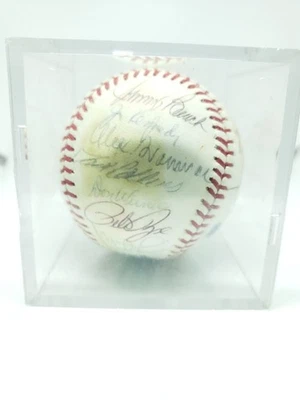 1978 Cincinnati Reds Team Signed Official Rawlings NL Baseball - STAINED - Image 1 of 4
