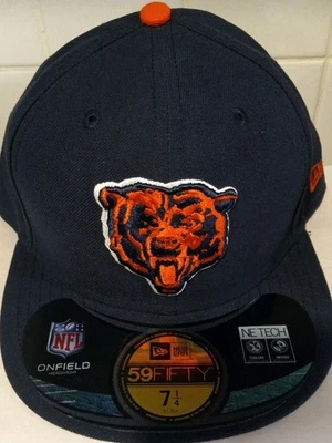 Кепка на резинке Chicago Bears 2012 NFL On-Field Classics 59fifty New Era 7 1/4 темно-синяя - Изображение 1 из 4