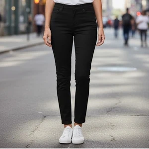 Pantalones negros de pierna recta AYR para mujer talla 28L - Imagen 1 de 5