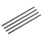 4Pcs Carbon Fiber Tubes 8x10x330mm Matte Surface 3K Roll Wrapped for Airplane