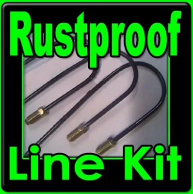 Rustproof Brake line kit for 2003-06 Chevrolet GMC Yukon XL Suburban 1500 4WD - Image 1 of 3