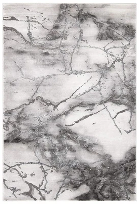 Craft Collection Accent Rug - 2'3" x 4', Grey & Silver, Modern Abstract Desig... - Image 1 of 4