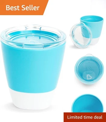 Taza Splash Open 7oz para niños pequeños - Diseño moderno apilable con tapa de entrenamiento sin BPA Foto 1 de 4
