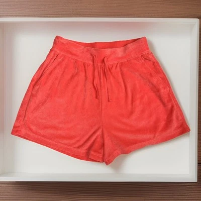 Pantalones Cortos Para Mujer Cintura Alta Elastizados Salón Sandía Rojo Pequeño Antiguo Azul Marino Nuevos con Etiquetas Foto 1 de 4