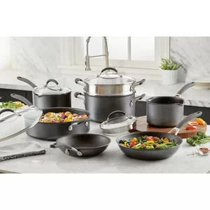 Circulon ScratchDefense™ Cookware Set, 11 Piece - Picture 1 of 8