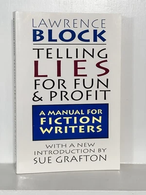 Telling Lies for Fun & Profit SIGNED Lawrence Block 1981 TPB Book Sue Grafton - Image 1 of 4