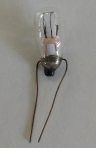 Miniature Lamp Bulbs Incandescent 2-Wire, Voltage Spec. Unknown, 190 Pcs New NOS - Picture 1 of 2