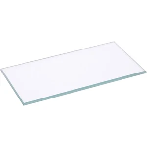 Vidrio transparente Plymor rectangular de 2" x 4", 3 mm de grosor sin biselar - Imagen 1 de 1