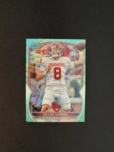 2022 Bowman University Chrome - Dillon Gabriel #12 Aqua Wave Refractor /299 (RC) - Picture 1 of 2