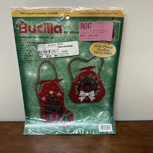 Vintage 2000 Bucilla Kranz & Baumschmuck Paar Bastelset 84247 versiegelt - Bild 1 von 7