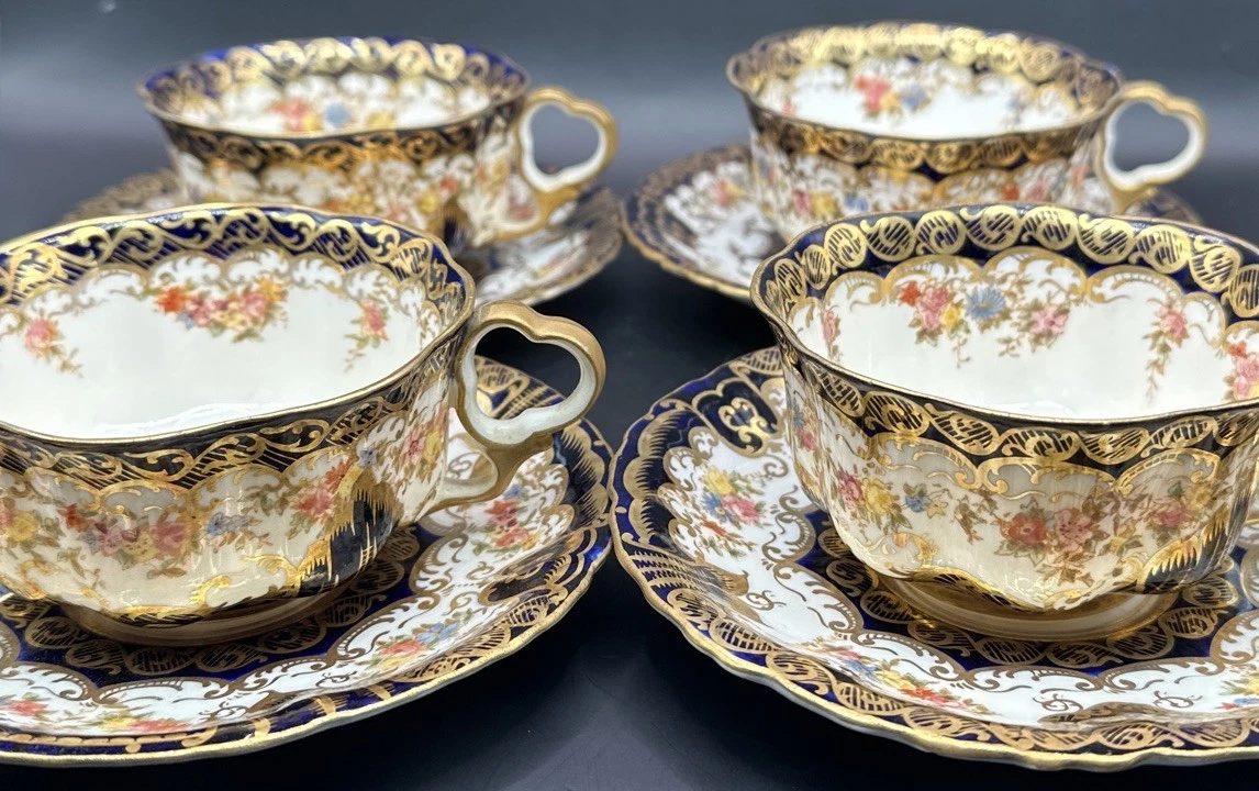 Staffordshire Tea Cup In Antique Ceramic & Porcelain Cups