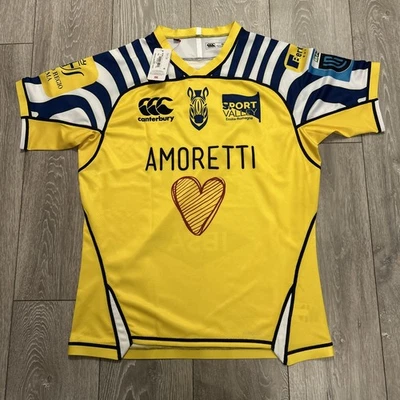 NEW Zebre Parma 20 Player Spec  Rugby Shirt Canterbury Size XL - Image 1 of 4