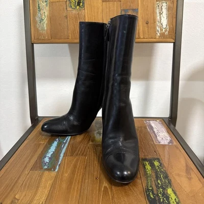 GUCCI Boots Shoes EU 37 US 7 Leather Black Authentic - Image 1 of 4