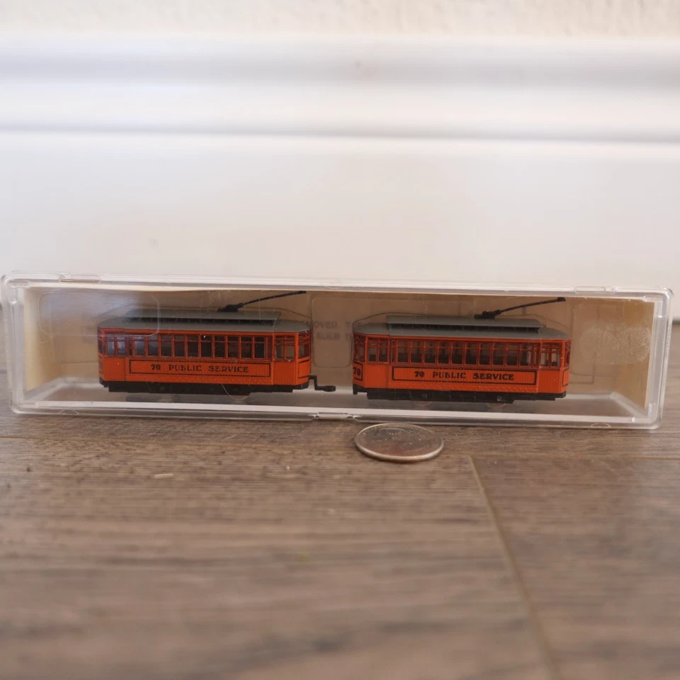 Model Power 7508 N Scale Brill Trolley Car with Dummy - Image 1 of 2