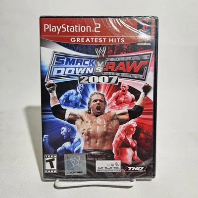 WWE SmackDown vs. Raw 2007 (Sony PlayStation 2, 2006) PS2 NEW Factory Sealed - Image 1 of 4