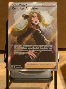 Pokémon TCG Cynthia's Ambition Holo Ultra Rare Card Brilliant Stars 169/172 - Picture 1 of 4